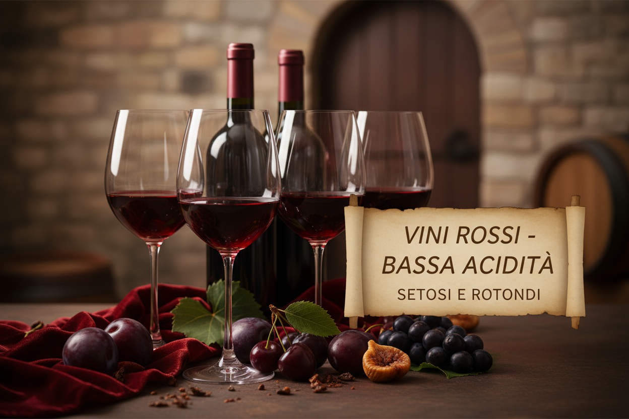 Rossi a bassa acidità