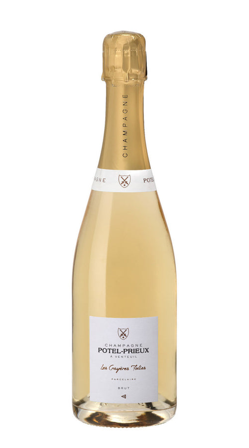 Champagne Brut Blanc de Blancs 'Les Crayeres Folies' Potel-Prieux