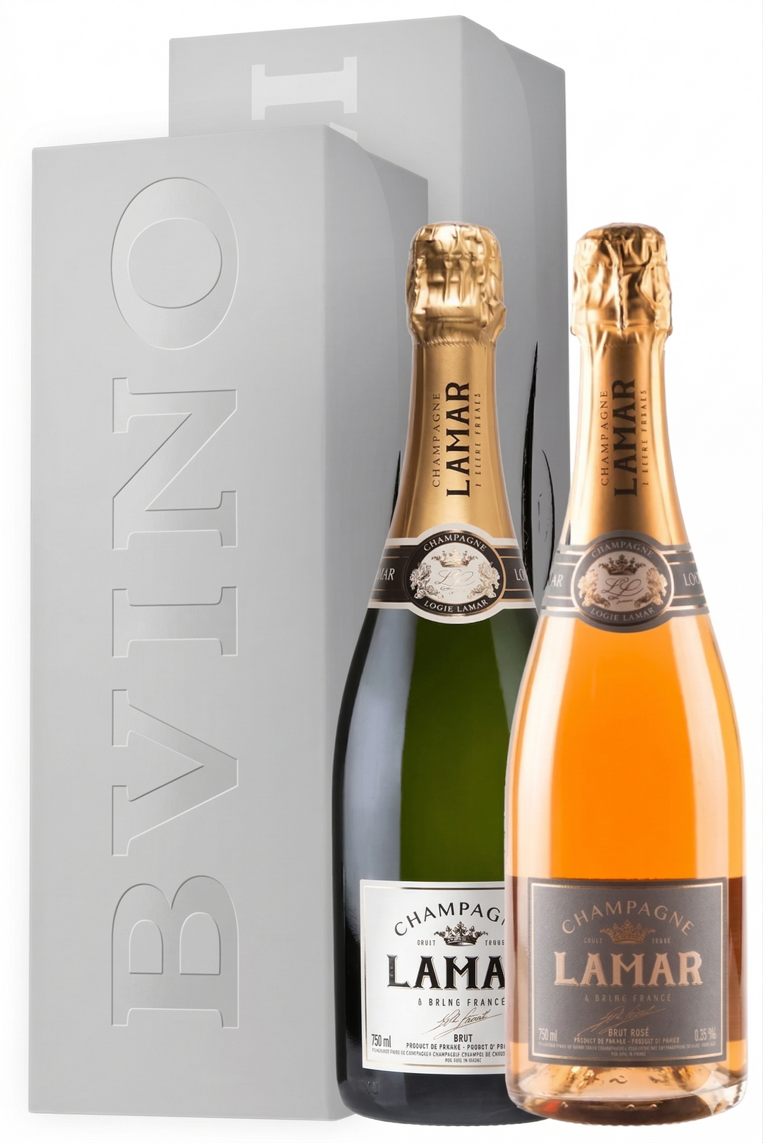 1 Brut Louis Lamar 75cl + 1 Ros+® Louis Lamar 75cl (2 Special Box)