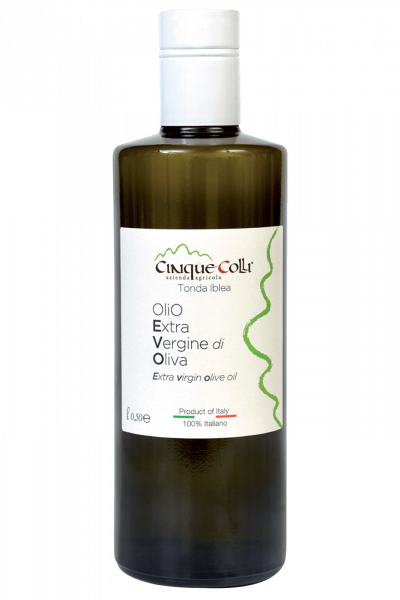 Olio EVO Tonda Iblea Raccolta 2022 Cinque Colli 50cl