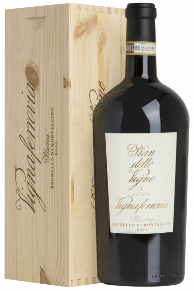 Brunello Di Montalcino DOCG Pian Delle Vigne Vignaferrovia Riserva 2013 Antinori 5Litri (Cassetta in Legno)