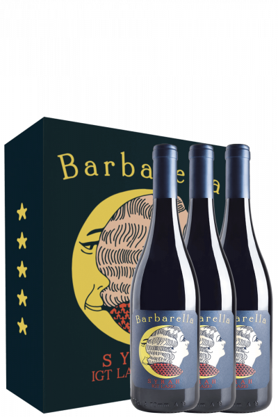 3 Bottiglie Syrah Barbarella 2021 Du'Casette (Con Astuccio)