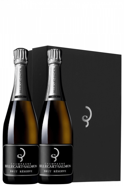 2 Bottiglie Brut R+®serve Billecart-Salmon 75cl (Con Astuccio)