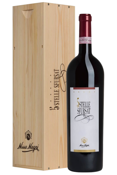 Sfursat Di Valtellina DOCG 5 Stelle 2017 Nino Negri (Magnum Cassetta in Legno)