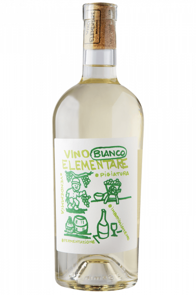 Vino Elementare Bianco Bellone Biologico 2021 1Litro