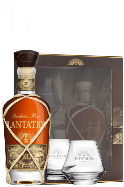 Rum Plantation X.O. 20TH Anniversary 70cl (Confezione Con 2 Bicchieri)
