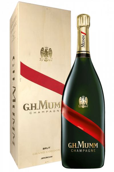 Grand Cordon Brut Mumm 3Litri (J+®roboam Cassetta in Legno)