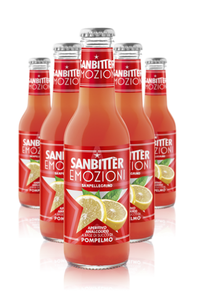 Sanbittèr Emozioni Pompelmo Cassa Da 24 Bottiglie x 20cl