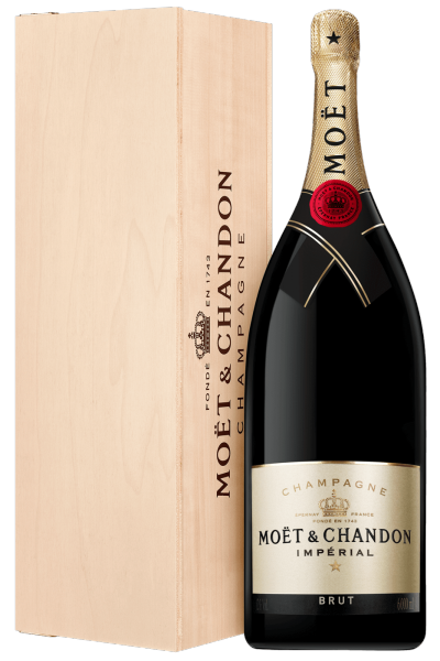 Mo+½t & Chandon Brut Imp+®rial 6Litri (Mathusalem Cassetta in Legno)