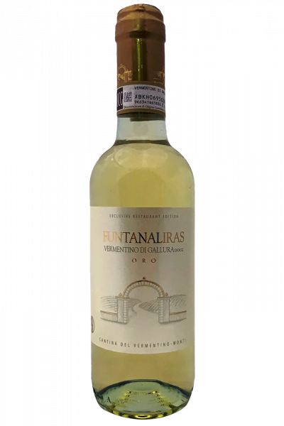 Mezza Bottiglia Vermentino Di Gallura DOCG Funtanaliras 2022 Cantina Del Vermentino 375ml