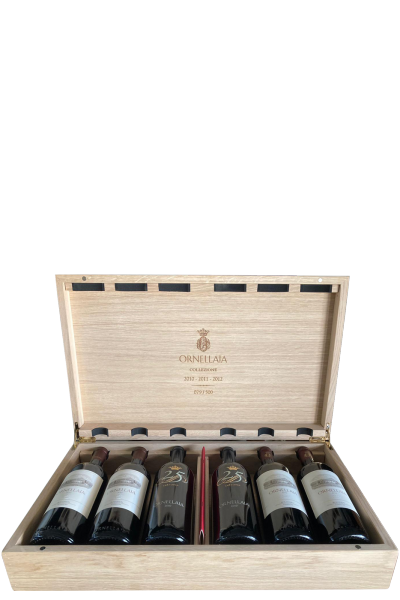 Verticale Bolgheri Rosso DOC Superiore Ornellaia 2010-2011-2012 (Cassetta in Legno)