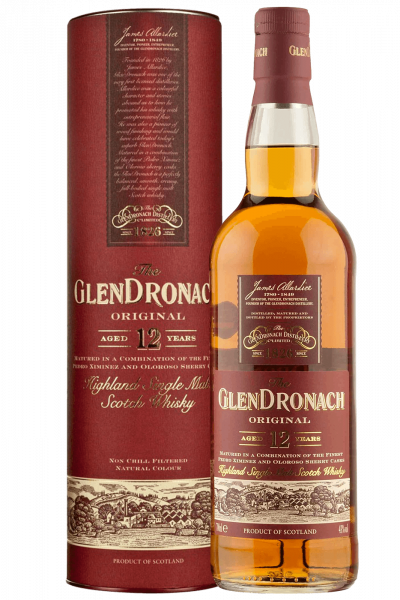 The Glendronach Original 12 Years Old Single Malt Scotch Whisky 70cl (Astucciato)
