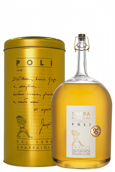 Grappa Sarpa Oro Di Poli 3Litri (Astucciato)