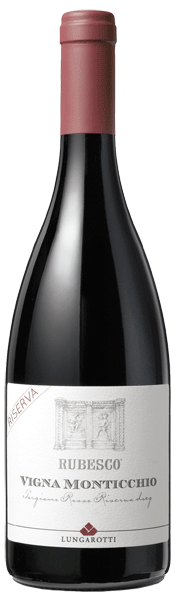 Torgiano Rosso Riserva DOCG Rubesco Riserva Vigna Monticchio 2018 Lungarotti