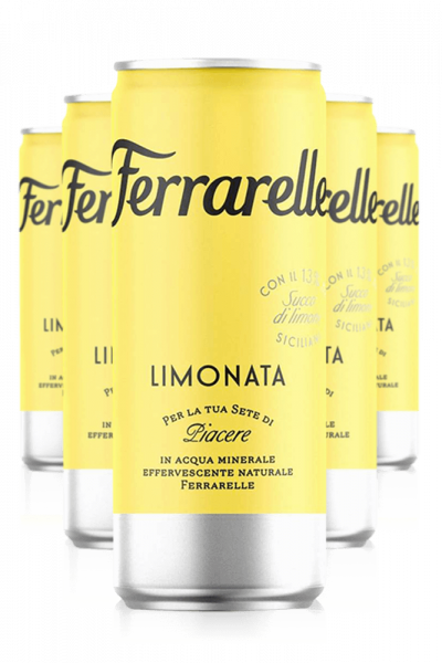 Limonata Ferrarelle Cassa da 12 Lattine x 25cl (Scad. 05/07)