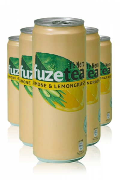 Thè Fuzetea Limone & Lemongrass Cassa da 24 Lattine x 33cl