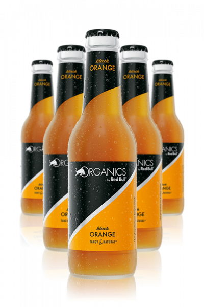 The ORGANICS By Red Bull Black Orange Cassa da 24 Bottiglie x 25cl