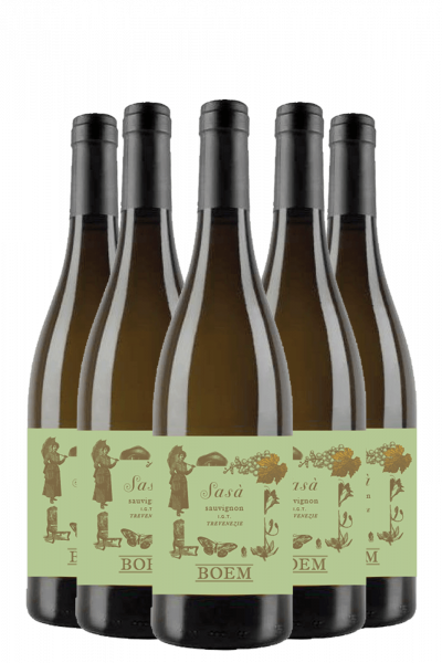 6 Bottiglie Sauvignon Sas+á 2023 Boem