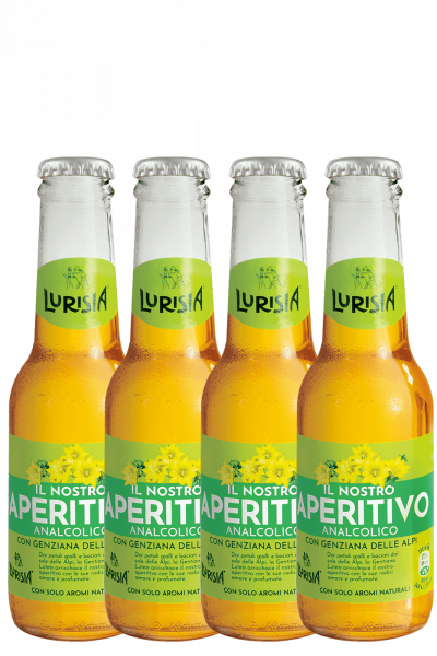 Aperitivo Analcolico Con Genziana Lurisia da 4 bottiglie x 15cl