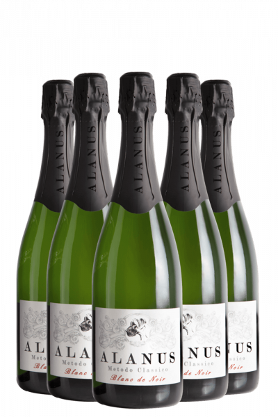 6 Bottiglie Metodo Classico Alanus Brut Millesimato Blanc De Noir 2019