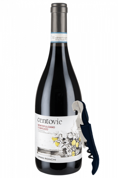 Montepulciano D'Abruzzo DOC Centovie 2018 Umani Ronchi + OMAGGIO cavatappi Umani Ronchi