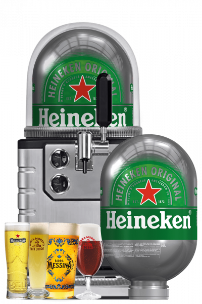 Spillatore per Fusto Blade 8 LT + 2 Fusti Blade Heineken 8 LT + Starter Kit