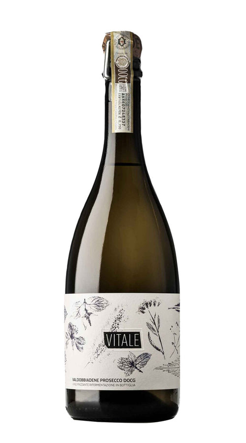 Prosecco Valdobbiadene Brut Nature Col Fondo 'Vitale' Malga Ribelle 2022